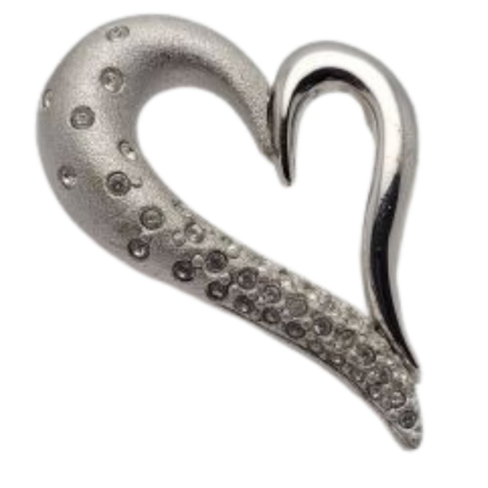 Genuine Swarovski Crystal Heart Brooch